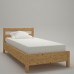 Letto singolo legno massello di cirmolo